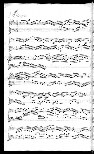 Kirnberger - Fugue in D major - Score