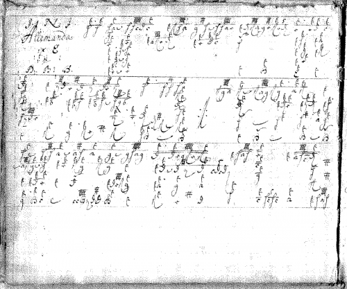 Buxtehude - Suite in E minor, BuxWV 236 - Score