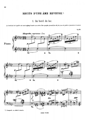Akimenko - 12 Piano Pieces - Score