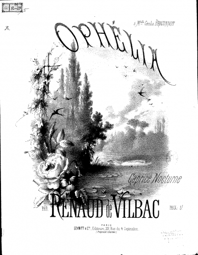 Vilbac - Ophélia - Score