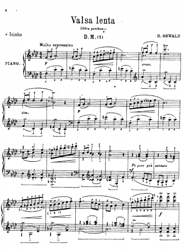 Oswald - Valsa Lenta - Score