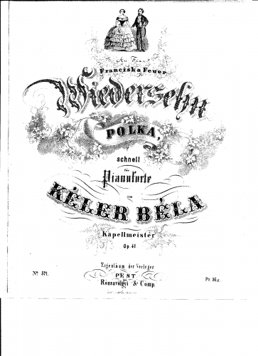 Kéler - Wiedersehen Polka - For Piano solo - Score
