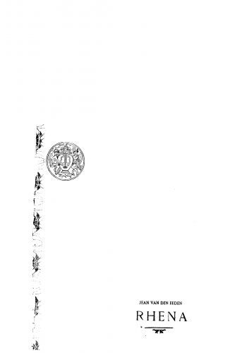 Eeden - Rhena - Vocal Score - Score