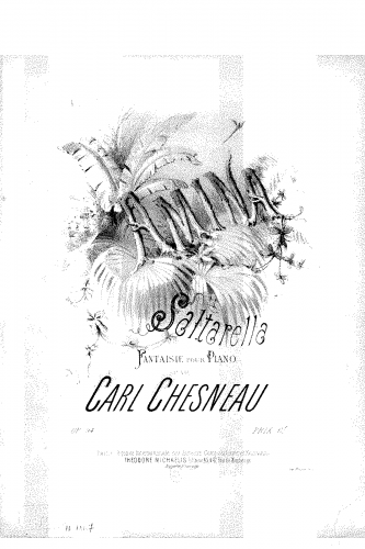 Chesneau - Amina, Op. 94 - Score