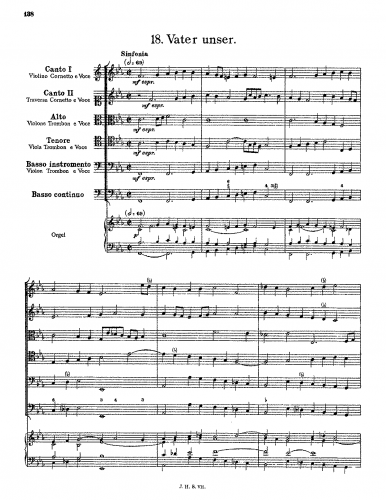 Schein - Vater unser, der du bist im Himmel - Score