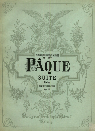 Pâque - Suite for violin viola and piano