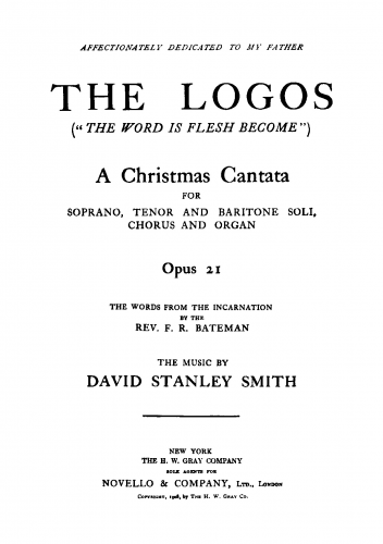 Smith - The Logos - Score