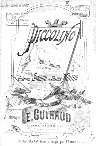 Guiraud - Piccolino - Vocal Score - Score