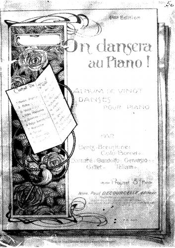 Damaré - Polka des Polichinelles, Op. 208 - Score