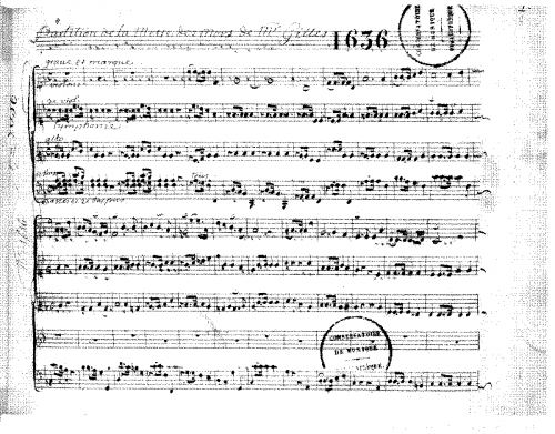 Gilles - Grande Messe des Morts - Score