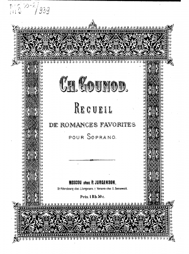 Gounod - Medjé - Score