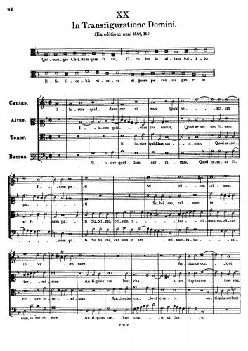 Victoria - Quicumque Christum quaeritis - Score