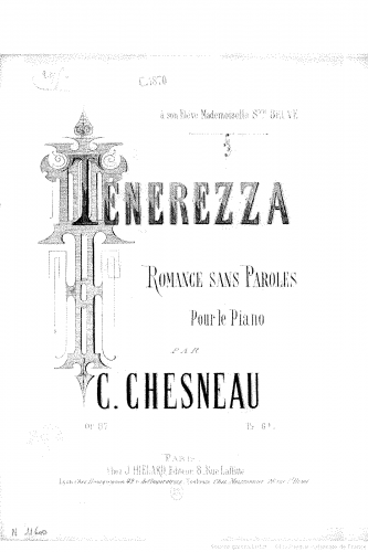 Chesneau - Tenerezza - Score