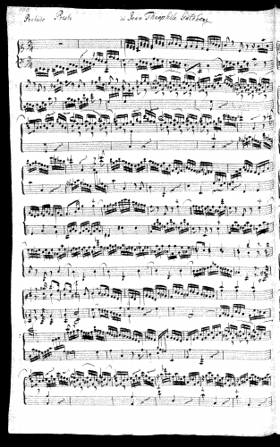 Goldberg - Prelude in C major - Score