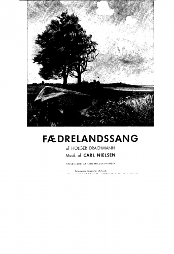 Nielsen - Fædrelandssang - Score