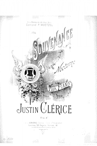 Clérice - Souvenance - Score
