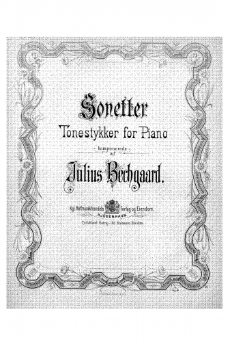 Bechgaard - Sonetter - Score