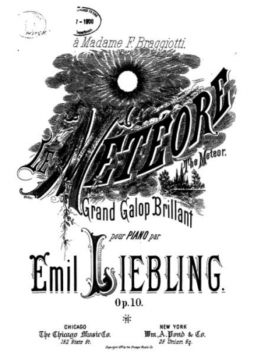 Liebling - Le météore - Score