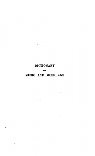 Grove - Dictionary of Music and Musicians - American Supplement (1920) - Complete Book (Volume 6)