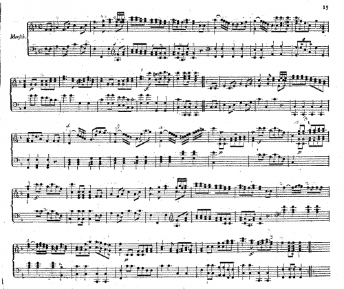 Weyse - March in F major - Score