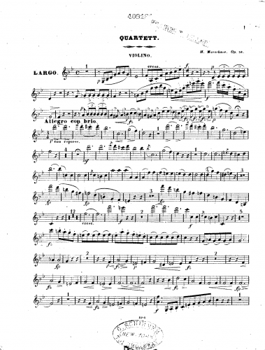 Marschner - Piano Quartet