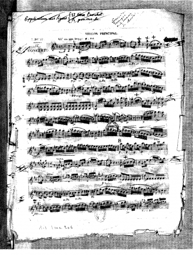 Rode - Violin Concerto No. 11 - Violin Solo Part