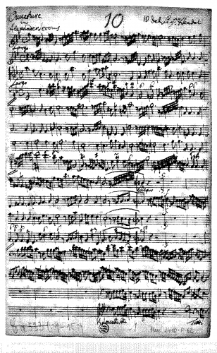 Handel - Alessandro Severo - Overture - Score