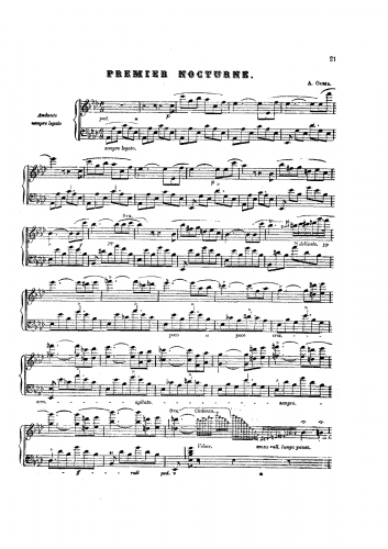 Goria - Nocturne - Score