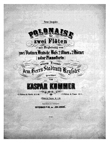 Kummer - Polonaise in G major