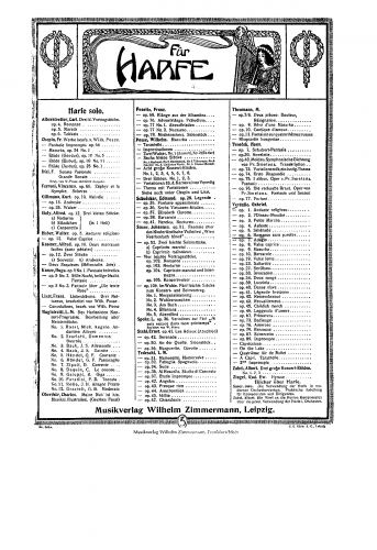 Verdalle - Romance sans paroles, Op. 6 - Score