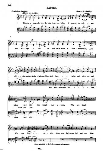 Hadley - Easter - Score