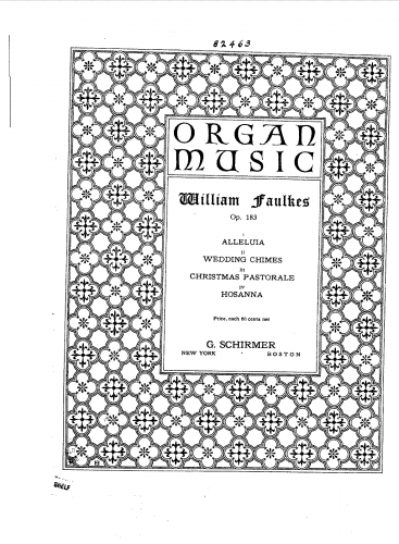 Faulkes - 4 Pieces for Organ - Score