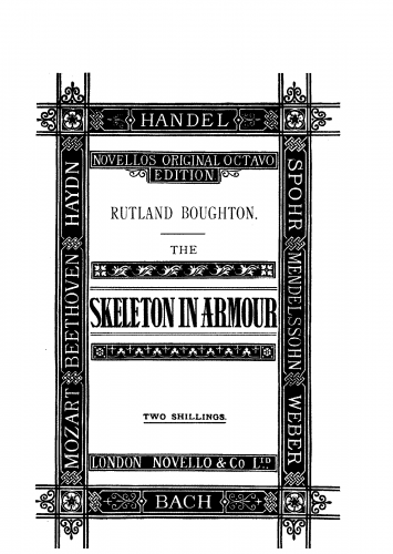 Boughton - The Skeleton in Armour - Vocal Score - Score