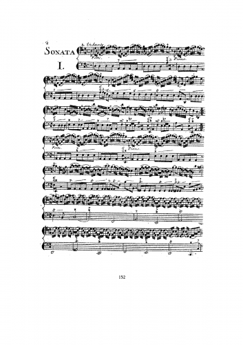 Barrière - 6 Sonatas for Violoncello, Book 4 - Scores and Parts - Score