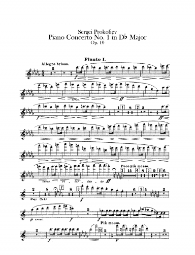 Prokofiev - Piano Concerto No. 1