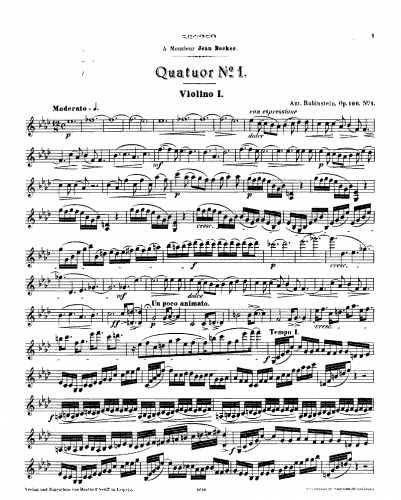 Rubinstein - String Quartet No. 9-10 - Complete Work (2 String Quartets)