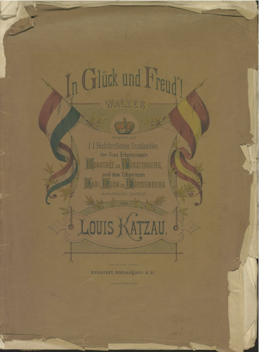 Katzau - In Glück und Freud - Score