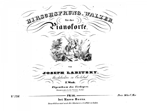 Labitzky - Hirschsprung Walzer - Score