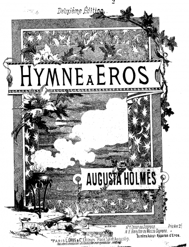 Holmès - Hymne à Eros - Score