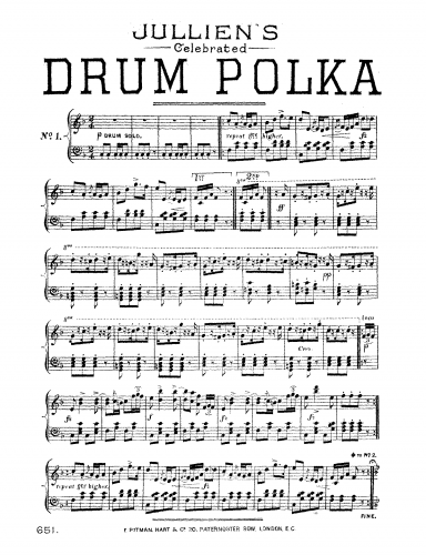 Jullien - Drum Polka - Score