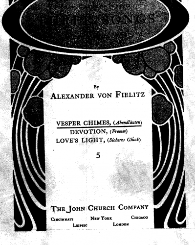 Fielitz - Vesper Chimes, Devotion, Love's Light - Score