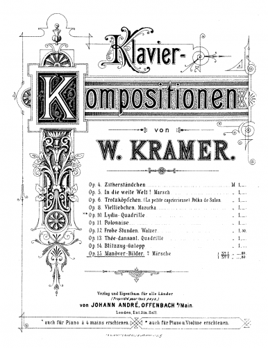 Kramer - Manöver-Bilder - Score