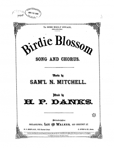 Danks - Birdie Blossom - Score