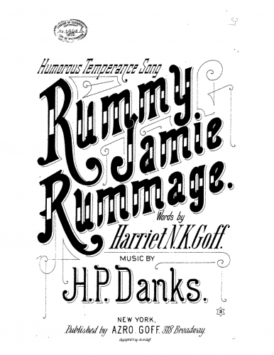 Danks - Rummy Jamie Rummage - Score