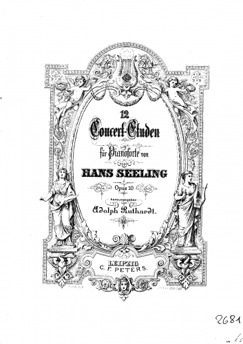 Seeling - 12 Concert Etudes, Op. 10 - Score