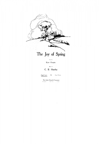 Hawley - The Joy of Spring - Score