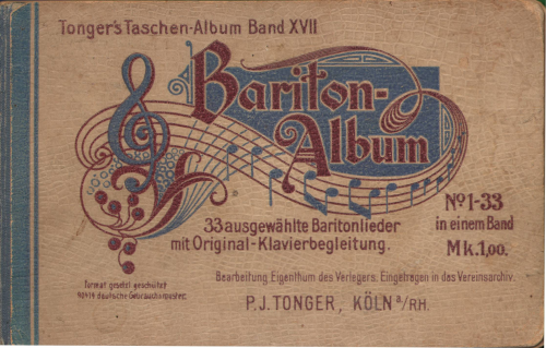 Marschner - 6 Liebeslieder von Hoffmann von Fallersleben, Op. 155 - Score