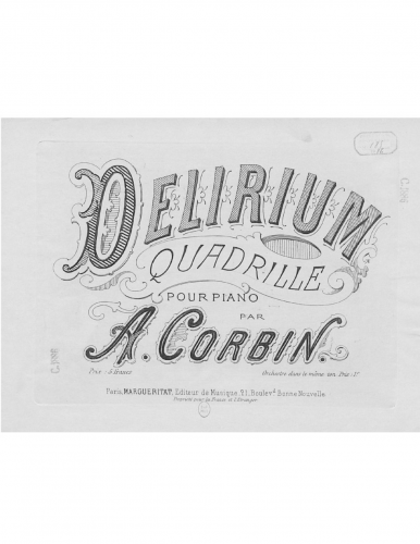 Corbin - Délirium - Score