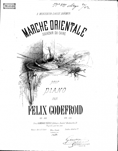 Godefroid - Marche orientale - Score