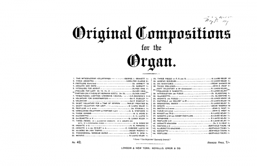 Tours - Allegretto grazioso - Organ Scores - Score